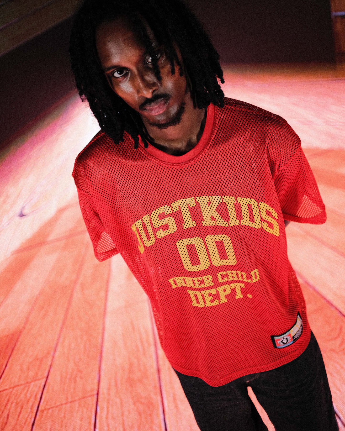 JustKids - Red Tomato Mesh Basketball T-shirt University