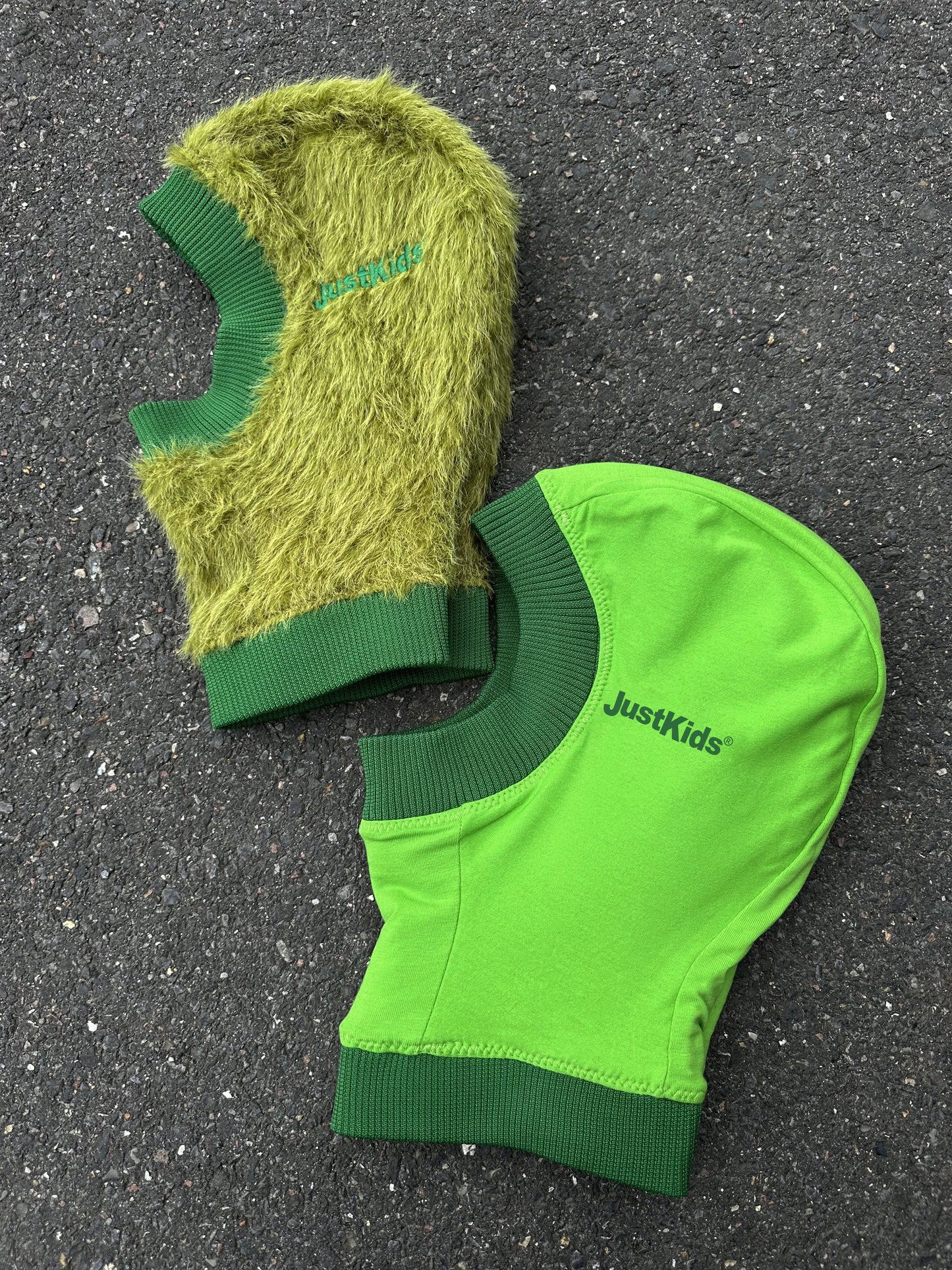 JustKids - Childhood Balaclava reversible Green Grinch / Neon green