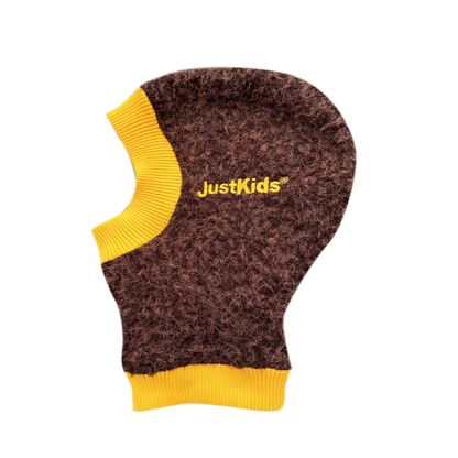 JustKids - Childhood Balaclava reversible Brown Teddy Bear / Royal blue