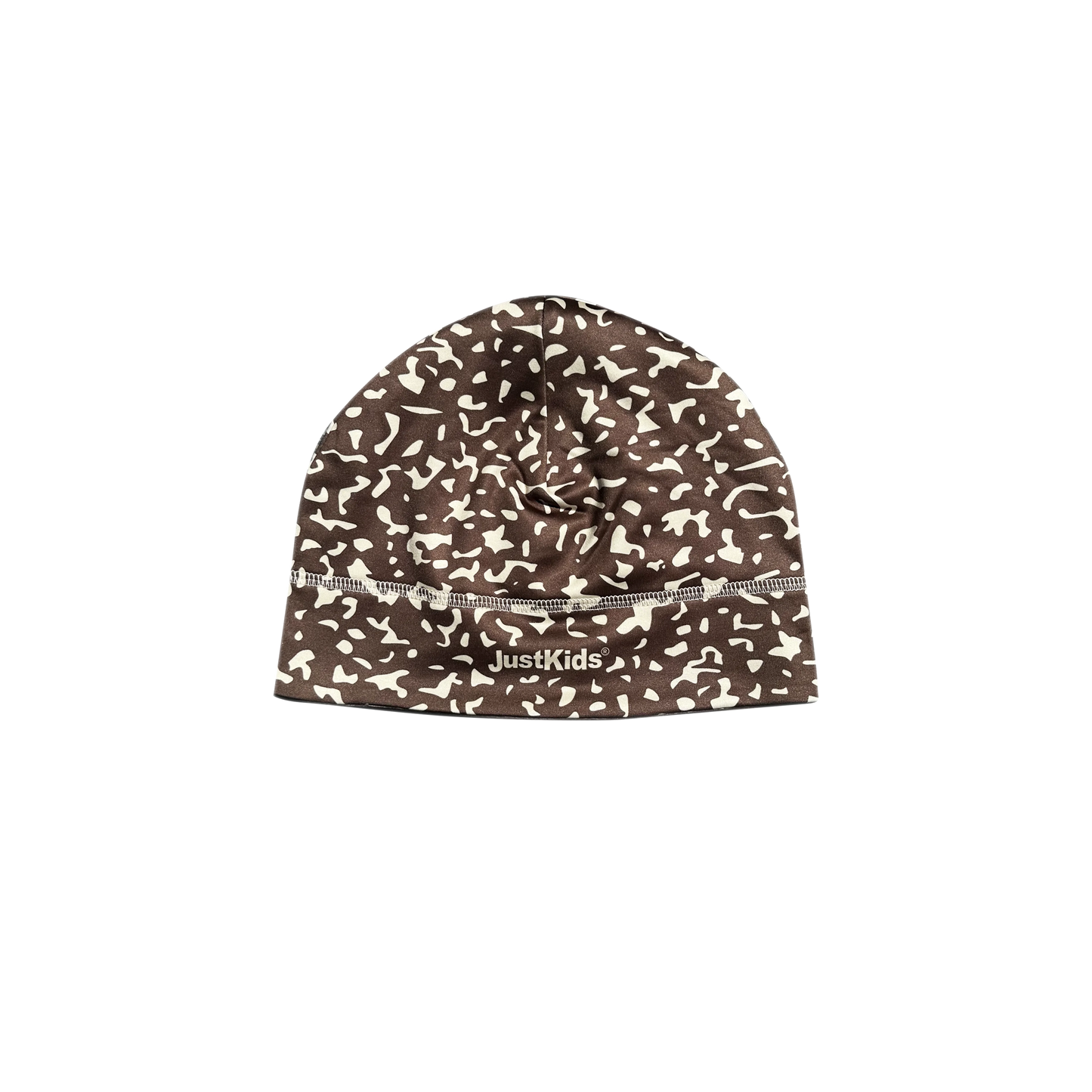 JustKids - Composition Notebook reversible beanie (Brown & Cream)