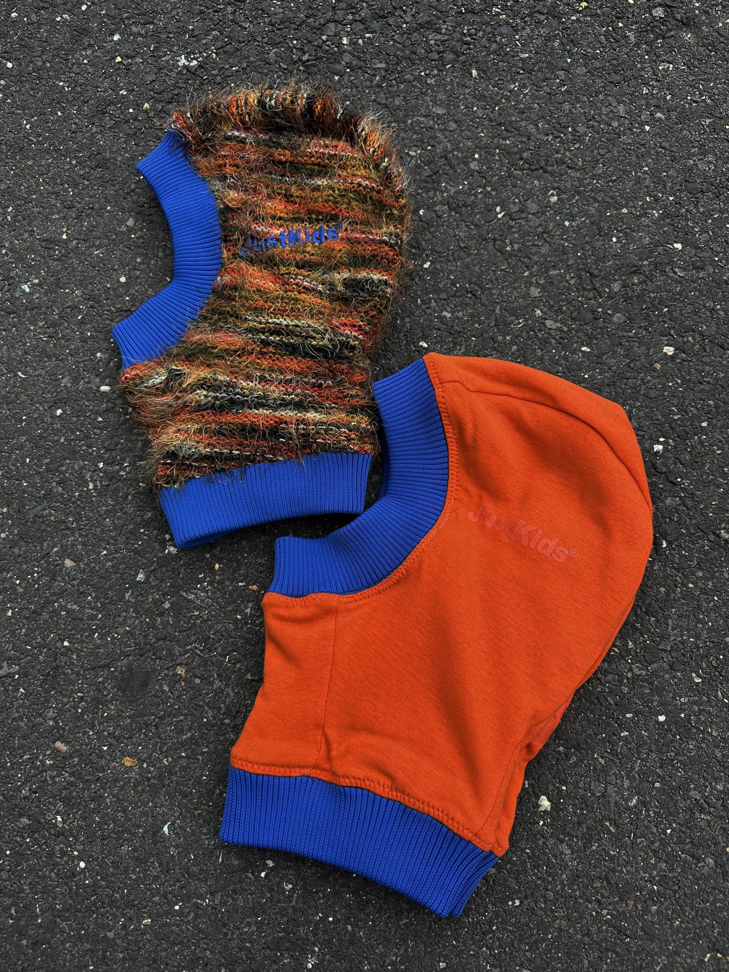 JustKids - Childhood Balaclava reversible Multicolor / Electric Orange